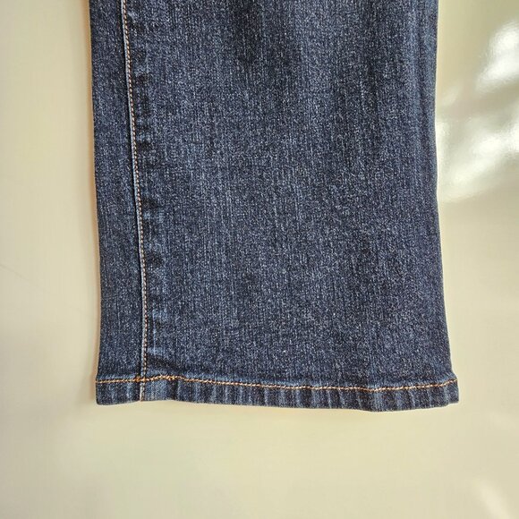 Lauren Jeans Co. Ralph Lauren Womens Straight Leg Dark Wash Denim Jeans Size 4 - Picture 10 of 14